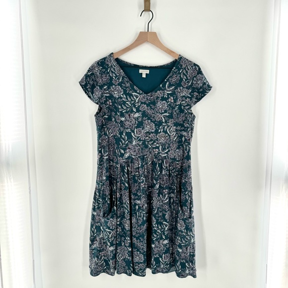 Garnet Hill Marina Crêpe Dress Size 6 - Picture 1 of 8